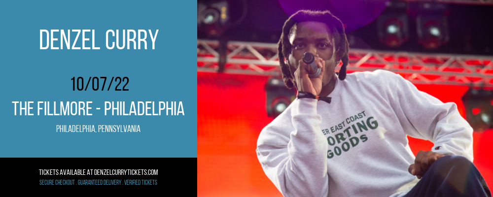 Denzel Curry at Denzel Curry Tickets