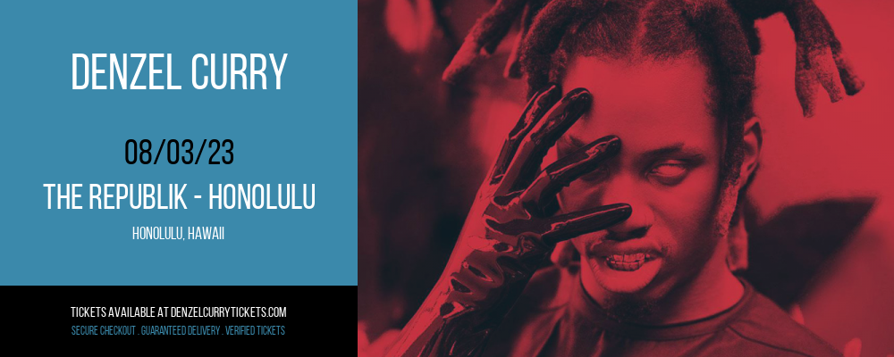 Denzel Curry at Denzel Curry Tickets