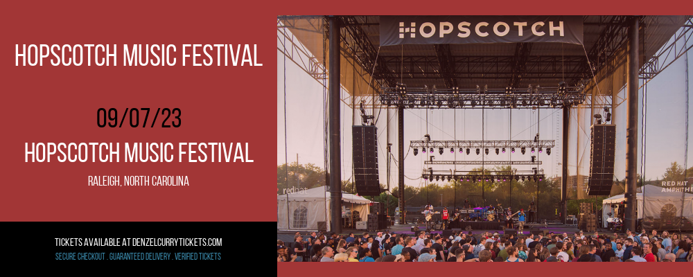 Hopscotch Music Festival at Denzel Curry Tickets